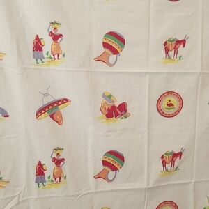 VINTAGE SOUTHWESTERN THEME TABLECLOTH